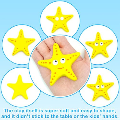 LanMa Air Dry Clay Kit for Kids, 12 Pack Sea Animal Air-Dry Art Kits with Ultra Light & Soft Modeling Clay, Instructions, Sculpting Tools, Christmas Birthday Gifts for Boys Girls - color: Sea Animals