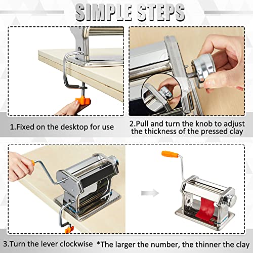 Amylove 51 Pcs Polymer Clay Press Machine Set 36 Pcs Polymer Clay Cutters for Jewelry Making with Usb Electric Mini Portable Handheld Drill 10 Clay Mats 3 Clay Sculpting Tools for Clay Earring Kit DIY