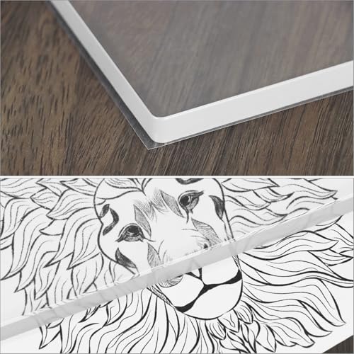 QWORK Monoprinting Print Plate, 5" X 7" Gel Plate, Art Plate, Reusable Gel Printing Plate, Printmaking Supplies