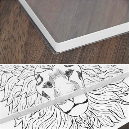 QWORK Monoprinting Print Plate, 5" X 7" Gel Plate, Art Plate, Reusable Gel Printing Plate, Printmaking Supplies