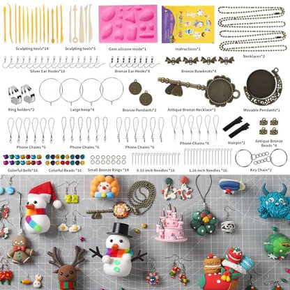 Aestd-ST Polymer Clay 85 Colors, Modeling Clay for Kids, Oven Bake Molding Clay Kit,DIY Starter Kits with Sculpting Tools and Accessories, Art and Craft Gifts for Kids and Adults.