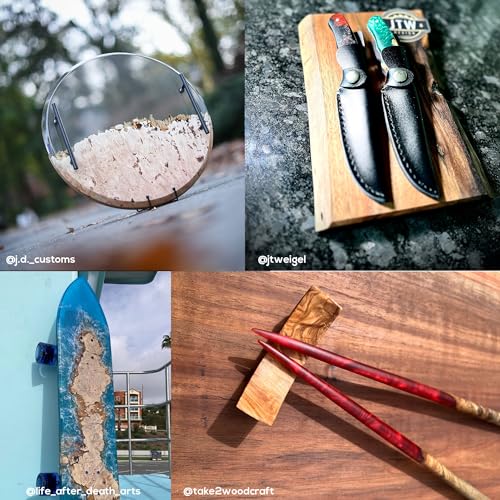 Superclear 24 Hour Fast Cure Deep Pour Epoxy Resin 1.5 Gallons Kit, 1 Inch Liquid Glass Clear Casting Resin for Small River Pours and Castings, Live Edge Wood, Food Safe, Bubble Free - size: 1.5 Gallons
