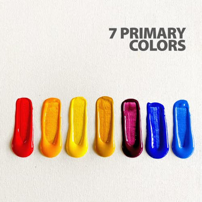 milo Acrylic Paint Set of 12 Colors | 8 oz Bottles | Student Primary Colors Acrylics Painting Pack | Made in the USA | Non-Toxic Arts & Crafts Paints for Artists & Hobby Painters - style: Primary Set 12 x 8 oz