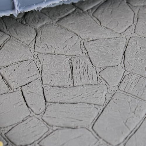Flagstones Clay Texture Roller 4" for Polymer Clay - color: Flagstones Roller