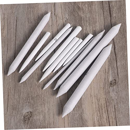 Veemoon 14-Piece Blending Stumps and Tortillions Set with Sandpaper Pencil Sharpener for Sketch Drawing for Students and Artists