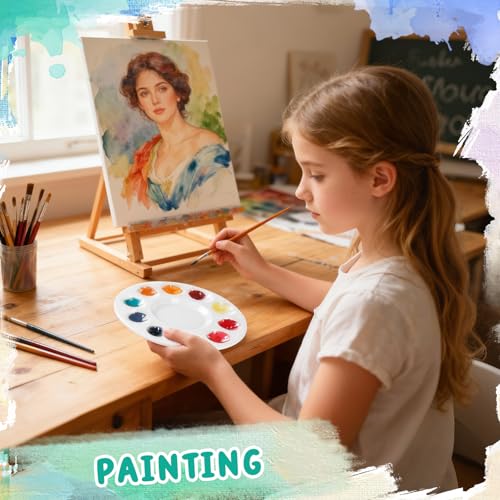 30PCS Paint Tray Palettes, Plastic Paint Pallets for Kids, Watercolor Palette Painting Tray for Art Painting