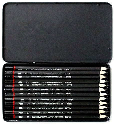 Professional Sketch pencils Drawing pencils set for Kids and Adults,Art sketching pencils for Artists Beginner(8B-2H).(24-Count) - size: 1 Count (Pack of 24)