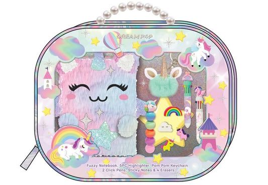VOTUM Fuzzy Sketch Book Set: Personalized Artist Sketchbook: Sketching, Drawing and Creative Doodling. Notebook and Sketchbook to Draw and Journal - Baby Unicorn - color: Baby Unicorn