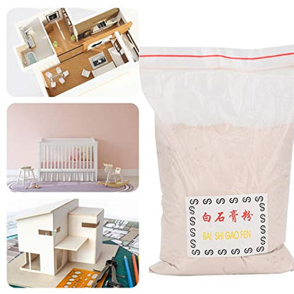 Cimenn Gypsum Powder for 3D Plaster Crafts Jewelry Casting Making Accessory(02)