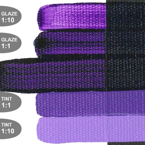 GOLDEN OPEN Slow-Drying Acrylics, Dioxazine Purple, 5 fl oz. tube, Professional Acrylic Paint, Semi-Transparent - color: Dioxazine Purple, size: 5 Fl Oz (Pack of 1)