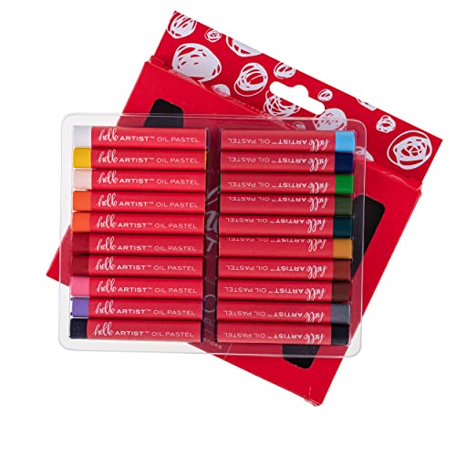 Oil Pastel Set, 20 Pieces, Designed for All Skill Levels, Soft Texture, Vibrant Colors - style: Oil Pastel