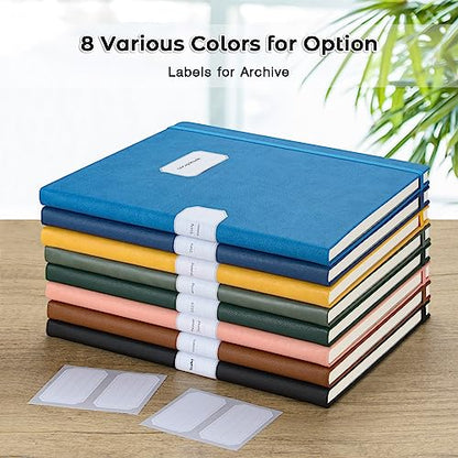 Blank Notebook, Hardcover Sketch Book, 8.5" x 11" Large Blank Journal, No Bleed Thick Paper Sketchbook for Drawing, Unlined Notebook Journal for Women Men School, A4 Leather Sketchbook Lay Flat, Black - color: Black