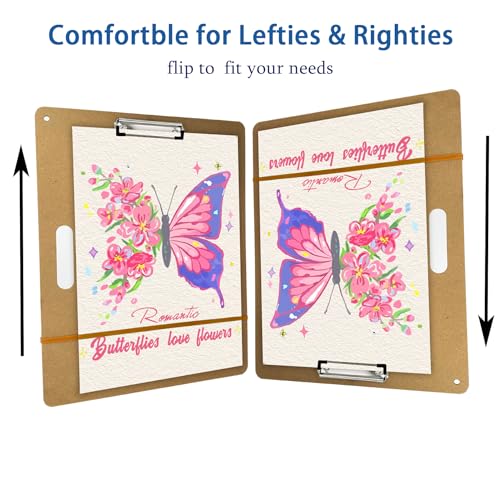 14" x 18" Drawing Board, Artist Sketch Boards with Handle for Drafting Art, Portable Wooden Clipboard for Class or Studio Fit in Artists Tote - size: 14" x 18"