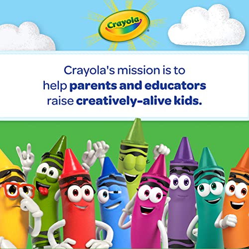 Crayola Large Egg Crayons (12ct), Classroom Must Haves, Teacher School Supplies for Toddlers, Kindergarten & Elementary, Ages 1+