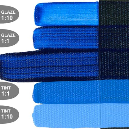 OPEN Slow-Drying Acrylics by GOLDEN, Phthalo Blue/R.S., 2 fl oz. tube, Professional Acrylic Paint, Transparent - color: Phthalo Blue /R.S., size: 2 Fl Oz (Pack of 1)