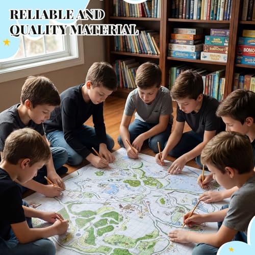Jetec 1 Roll Large Grid Graph Paper Roll 1" Grid 16.5 Inch x 197ft Sewing Pattern Paper for Drafting Quilting Drawing Sketching Classroom Teaching Supplies Gifts - color: 1'' Grid, size: 16.5 Inch X 197ft