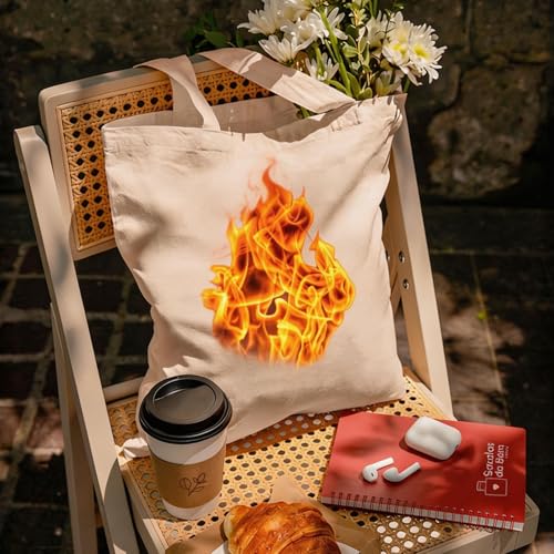Flame Sublimation Transfer Ink Sheets Bundle for Cricut Mug Press, Infused Ink Paper for Sublimation,12Pcs 12x12Inch Pre-Inked Sublimation Transfer Paper for Blanks - color: Flame