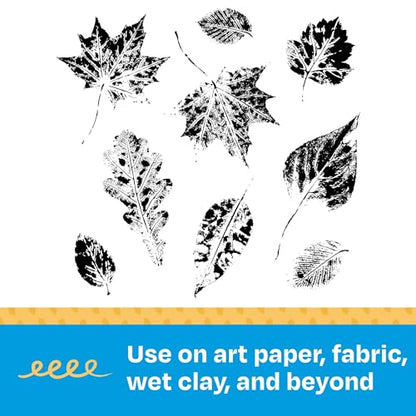 Sax Natures Impressions Leaf Print, Assorted Sizes (Set of 10),Brown