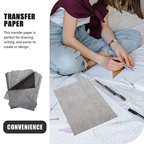 Beatifufu A4 Carbon Transfer Paper 100 Sheets One-Side Graphite Copy Paper for Tracing Drawing Art Pattern Transfer and Craft Projects