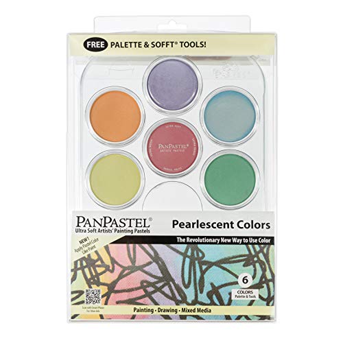 Colorfin Pan Pastel Pearlescent Painting Set, 9ml