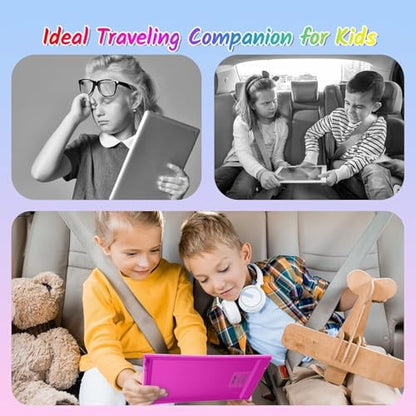 TECJOE 10 Inch 2 Pack LCD Writing Tablet, Colorful Doodle Board Drawing Tablet for Kids, Kids Travel Learning Toys Christmas Birthday Gifts for 3 4 5 6 7 8 Year Old Boys and Girls Toddlers - color: Dark Blue Magenta