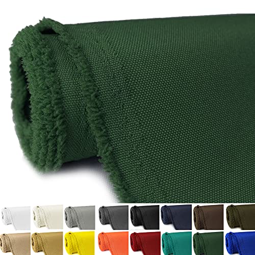 Waterproof Canvas Fabric by The Yard 58" W 600D Upholstery Polyester Material Indoor Outdoor Water Resistant Fabric for Chair Cushion Furniture Cover Sewing DIY Cloth, 1 Yard Green - color: Green, size: 1 Yard 36" x 58"
