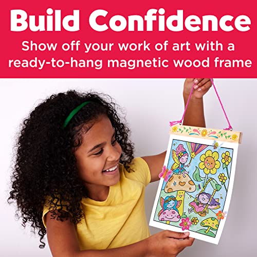 Faber-Castell Paint by Number Fairy Friends Pets - Kids Watercolor Fairies Toys for Ages 6-8+ - style: Fairy Friends