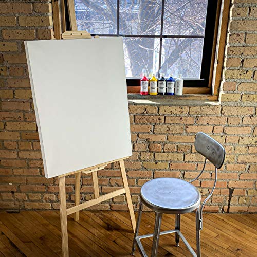 milo Pro Stretched Artist Canvas | 24x36 inch | Pack of 4 | 3/4” inch Thick Studio Profile | Ready to Paint 11 oz Primed Heavy Duty Large Canvas Art Supplies for Painting - size: 24" x 36" Pack of 4