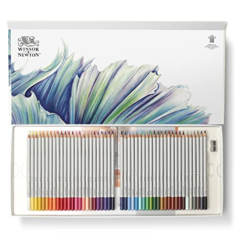 Winsor & Newton Studio Collection Artist Pencils, Colour Pencil Box Set, Set of 50 - style: 50 Color Pencils