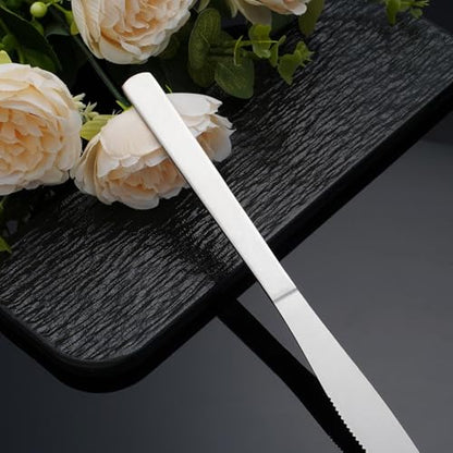 36 PCS Dinner Knifes Set - Windsor Stainless Steel Table Knives 8.7 Inch with Dishwasher Safe Butter Knives,Metal Butter Knofe,Dinner Knife Silverware for Home,Kitchen or Restaurant - size: 36PCS Dinner Kinfe