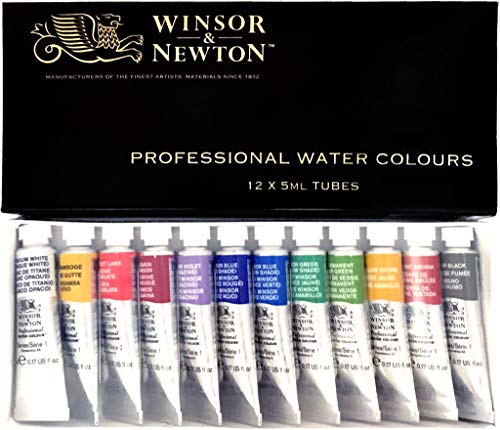 Windsor & Newton Artists Water 5ML Tube 12C Set (Japan Import) - color: 12 colors