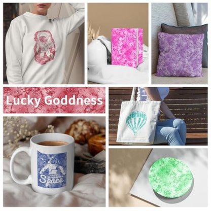 Glitter Marble Sublimation Transfer Ink Sheets for Sublimation Blanks Mug Tumbler T-Shirt Tote Bag,12 Sheets 12x12inch - color: Glitter Marble