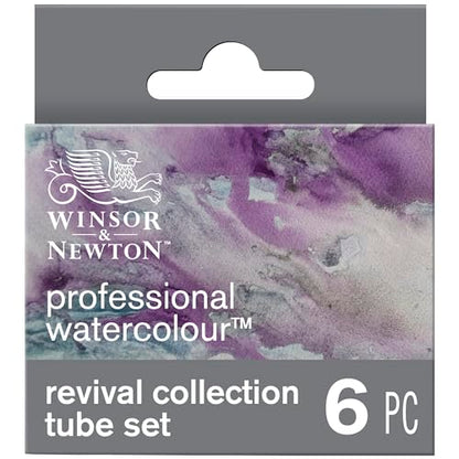 Winsor & Newton Professional Watercolour, Revival Collection, 6x5ml Tubes Set - style: Revival Collection Tube Set