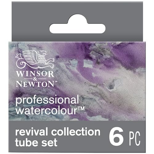 Winsor & Newton Professional Watercolour, Revival Collection, 6x5ml Tubes Set - style: Revival Collection Tube Set