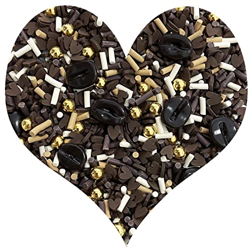 EHOPE Fake Sprinkles Resin Sprinkles Fake Candy Sprinkles Clay Sprinkles Polymer Sprinkles Polymer Clay Slices for Nail Art DIY Crafts Cake Phone Case(40G-Chocolate-41) - color: 41-Chocolate