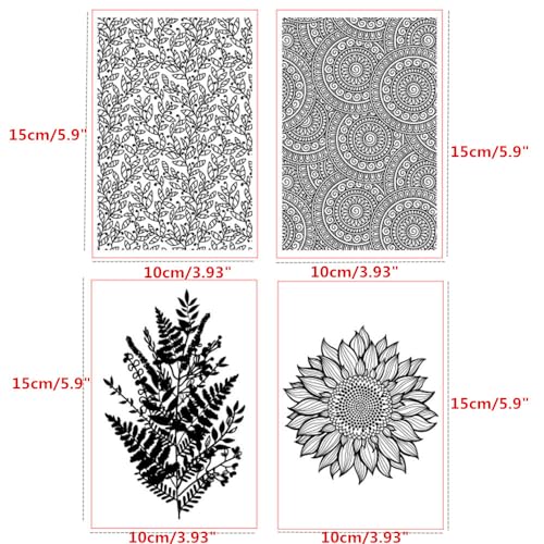 Boho Style Polymer Clay Texture Sheets for Earring Jewerly Making, Clay Texture Mat for Polymer Clay Projects Polymer Clay Earrings Tools