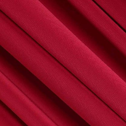 FabricLA Rayon Jersey Spandex - 4 Way Stretch - 58/60" Inches (150 CM) Wide - Medium to Heavy Fabric 240gsm - Red, 2 Yards - color: Red, size: 2 Yard Pre Cut