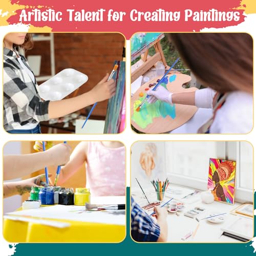 Zhanmai 72 Pcs 12 Sets Sip and Paint Kit Pre Drawn Canvas for Painting 8" x 10" Paint Party Canvas Painting Pre Printed Canvases for Party Favor DIY Virtual Adult's Date Night(Afro Queen) - style: Afro Queen