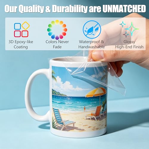 UV DTF Ink 1000ml White Ink for UV DTF Printer Printing on A B Films for XP600 TX800 i3200 i1600 L805 1390 DX4 DX5 DX6 DX7 DX10 Sticker Printer (1000ML White Ink) - style: 1000ML White Ink