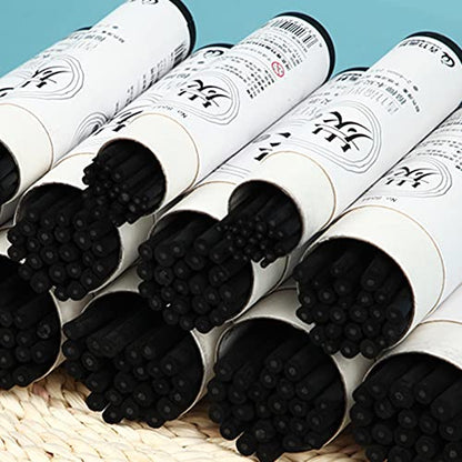 25x Vine Charcoal Pencils Drawing Sketching Willow Charcoal Sticks Art Supplies For Artists Adults Teens Beginner - color: B