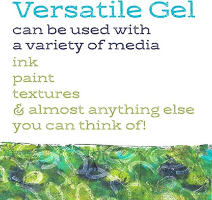 Gelli Plates 8' X 10' + 5' X 7' Gel Press Monoprinting Value Pack - Reusable Gel Printing Plates for Press Art, Card Making, Scrapbooking, Arts and Crafts - size: 8”x10” + 5”x7” Value Pack