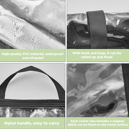 Tanlade 3 Pcs Blueprint Holder Foldable Waterproof Plans Shield Waterproof Map Case Construction Plan Holder Art Portfolio Bag for Document Blueprint Map Poster Painting (18 x 24 Inch) - size: 18 x 24 Inch