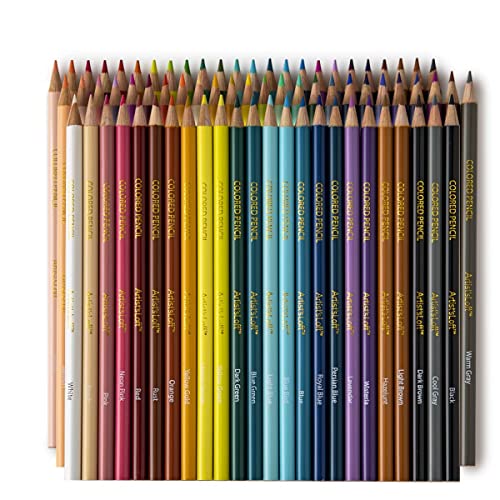 Artist's Loft 72 Assorted Colored Pencils - Use for Coloring, Drawing, Illustration, and Sketching - 1 Pack - size: 1 Count (Pack of 72)