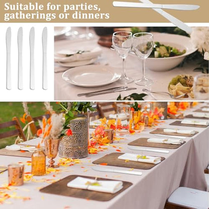 72 PCS Dinner Knifes Set - Windsor Stainless Steel Table Knives 8.7 Inch with Dishwasher Safe Butter Knives,Metal Butter Knofe,Dinner Knife Silverware for Home,Kitchen or Restaurant - size: 72PCS Dinner Kinfe