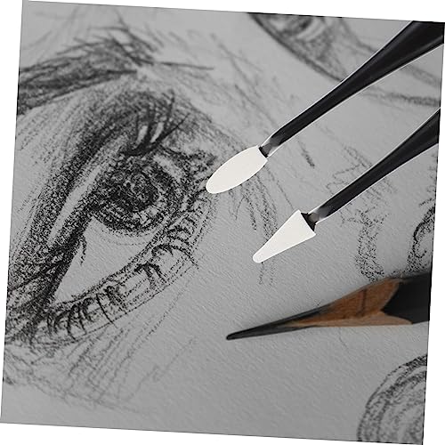 VILLFUL 4Pcs Blending Stumps Set for Artists Kneaded Eraser Sketch Drawing Tool High Detail Art Blender for Charcoal Graphite for Drawing on Smooth Paper