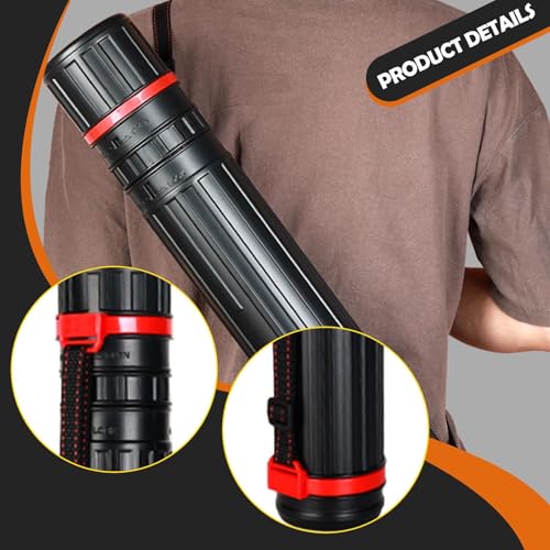 Expandable Poster Tube Drawing Tube Carrying Portable,Flexible Telescopic,with Strap,Art Painting Storage Case for Scrolls, XXS - size: XXS