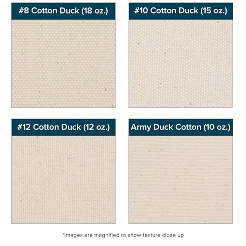 Creative Mark Unprimed Cotton Duck 7 oz Canvas - 72" x30 Yards Long with 12" New York Central Canvas Shears