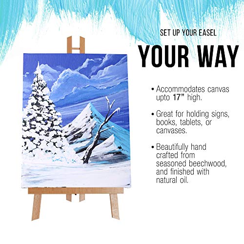 US Art Supply® 18" Large Tabletop Display A-Frame Artist Easel (12-Pack) - style: 18" - Pack of 12