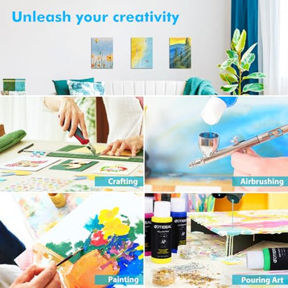 GOTIDEAL 40pcs 4x4 inch White Canvas Panels for Acrylic Painting, Primed Cotton Canvas Boards - size: 4x4 inch