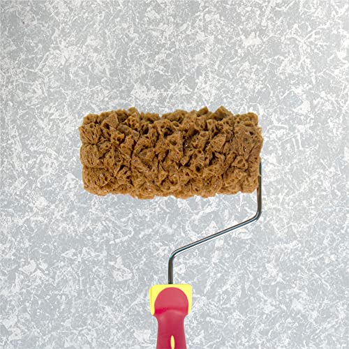 Hanroy Sponge Paint Roller Small 5" for Texture Painting Decorators Brush Tool, Fast and Easy Pattern Art Sponge Roller for Home Wall(RM458K) - color: Rm458k